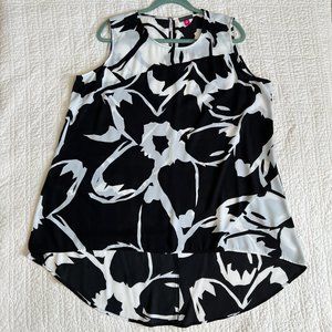 Vince Camto hi-low hem sleeveless tunic, 1X